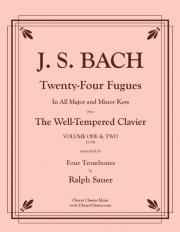 24のフーガ・Vol.1＆2（バッハ）（トロンボーン四重奏）【Twenty-Four Fugues】