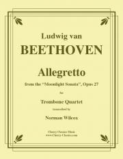 アレグレット「月光ソナタ・Op.27」より（ベートーヴェン）（トロンボーン四重奏）【Allegretto from the Moonlight Sonata Op. 27】