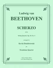 スケルツォ「弦楽四重奏曲・Op.18・No.4」より（ベートーヴェン）（トロンボーン四重奏）【Scherzo from String Quartet, Op. 18, No. 4】