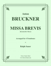 雀のミサ（アントン・ブルックナー）（トロンボーン四重奏）【Missa Brevis】