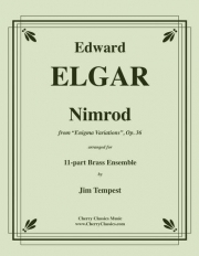 ニムロッド「エニグマ変奏曲」より（エドワード・エルガー）（金管十一重奏）【Nimrod from Enigma Variations】