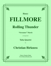 ローリング・サンダー・マーチ（ヘンリー・フィルモア）（ユーフォニアム＆テューバ四重奏）【Rolling Thunder】
