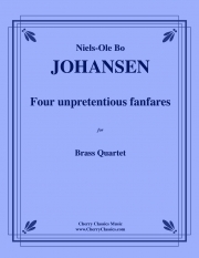 4つの控えめなファンファーレ（ニルス＝オーレ・ボー・ヨハンセン）（金管四重奏）【Four Unpretentious Fanfares】