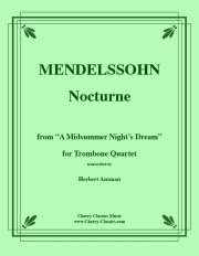 ノクターン（フェリックス・メンデルスゾーン）（トロンボーン四重奏）【Nocturne】