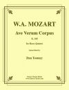 アヴェ・ヴェルム・コルプス（モーツァルト）（金管五重奏）【Ave Verum Corpus】