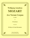 アヴェ・ヴェルム・コルプス（モーツァルト）（トロンボーン八重奏）【Ave Verum Corpus】