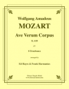 アヴェ・ヴェルム・コルプス（モーツァルト）（トロンボーン八重奏）【Ave Verum Corpus】
