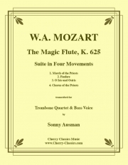「魔笛」組曲（モーツァルト）（トロンボーン四重奏）【Magic Flute Suite】