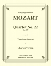 弦楽四重奏曲・No.22・変ロ長調・K.589（モーツァルト）（トロンボーン四重奏）【String Quartet No. 22 in B-flat major, K. 589】