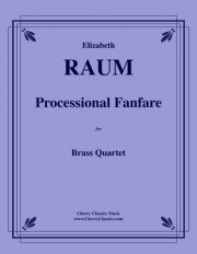 プロセショナル・ファンファーレ（エリザベス・ローム）（金管四重奏）【Processional Fanfare】