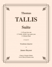 組曲（トマス・タリス）（トロンボーン四重奏）【Suite】