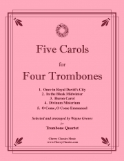 5つのキャロル（トロンボーン四重奏）【Five Carols】