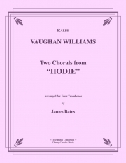 2つのコラール（レイフ・ヴォーン・ウィリアムズ）（トロンボーン四重奏）【Two Chorals from Hodie】