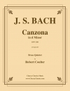 カンツォーナ・ニ短調・BWV.588 (バッハ)（金管五重奏）【Canzona BWV 588 in D Minor】