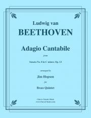 アダージョ・カンタービレ（ベートーヴェン）（金管五重奏）【Adagio Cantabile】