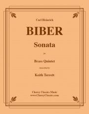 ソナタ（カール・ハインリヒ・ビーバー）（金管五重奏）【Sonata】