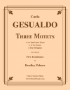 3つのモテット (カルロ・ジェズアルド)（トロンボーン五重奏）【Three Motets】