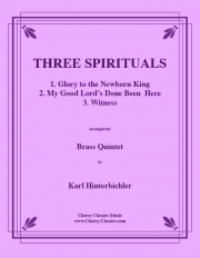 3つの霊歌（金管五重奏）【Three spirituals】