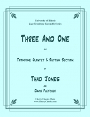 スリー・アンド・ワン（サド・ジョーンズ）（トロンボーン五重奏）【Three and One】