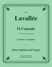 カナダ国歌（金管五重奏+オルガン）【O Canada】