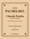 コラール・パルティータ（ヨハン・パッヘルベル）（ユーフォニアム＆テューバ五重奏）【Chorale Partita】