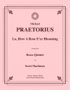 エサイの根より (ミヒャエル・プレトリウス)（金管五重奏）【Lo, how a Rose E'er Blooming】