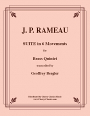 6つの楽章（ジャン＝フィリップ・ラモー）（金管五重奏）【Suite in Six Movements】
