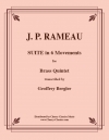 6つの楽章（ジャン＝フィリップ・ラモー）（金管五重奏）【Suite in Six Movements】