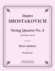 弦楽四重奏曲・No.4・ニ長調・Op.83（ドミートリイ・ショスタコーヴィチ）（金管五重奏）【String Quartet No. 4 in D Major, Op. 83】