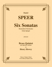 6つのソナタ（ダニエル・シュペール）（金管五重奏）【Six Sonatas】