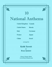 10の国歌集 （金管五重奏）【10 National Anthems】