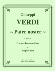 主の祈り（ジュゼッペ・ヴェルディ） （トロンボーン五重奏）【Pater Noster】