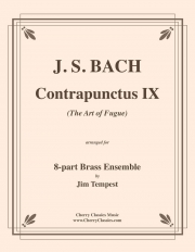 対位法・No.9「フーガの技法」より（バッハ）（金管八重奏）【Contrapunctus 9 from the Art of Fugue】