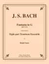 ファンタジア・ト長調・BWV.572（バッハ) （トロンボーン八重奏）【Fantasia in G BWV 572】