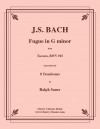 フーガ・ト短調「トッカータ・BWV.915」より（バッハ) （トロンボーン八重奏）【Fugue in G Minor from Toccata BWV 915】