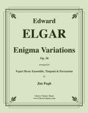 エニグマ変奏曲（エドワード・エルガー）（金管九重奏+打楽器）【Enigma Variations】