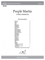 パープル・マーティン（西邑 由記子）(スコアのみ）【Purple Martin】