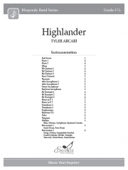 ハイランダー（タイラー・アルカリ）(スコアのみ）【Highlander】