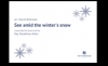真冬の雪の中を見てごらん（金管バンド）【See Amid The Winter’s Snow】