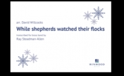 羊飼い群れを守る夜に（金管バンド）【While shepherds watched their flocks】