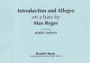 序奏とアレグロ（ロバート・シンプソン）（金管バンド）(スコアのみ）【Introduction and Allegro on a bass by Max Reger】