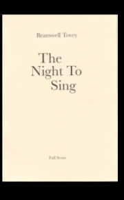 歌う夜（ブラムウェル・トーヴィー）（金管バンド）(スコアのみ）【The Night To Sing】