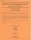 メヌエットとフィナーレ・Op.87（ベートーヴェン）（クラリネット三重奏）【Menuetto and Finale Op. 87】