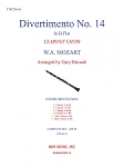 ディヴェルティメント・No.14（モーツァルト）（クラリネット六重奏）【Divertimento No. 14】