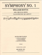 交響曲・第1番（ウィリアム・ボイス）（サックス四重奏）【Symphony No. 1】