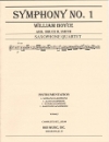 交響曲・第1番（ウィリアム・ボイス）（サックス四重奏）【Symphony No. 1】
