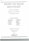 禿山の一夜　(モデスト・ムソルグスキー)（サックス十一重奏+打楽器）【Night On Bald Mountain】