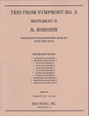 トリオ「交響曲第三番」より（アレクサンドル・ボロディン）（サックス十重奏）【Trio from Symphony No. 3】