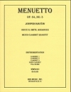 メヌエット・Op.64・No.3（フランツ・ヨーゼフ・ハイドン）（クラリネット四重奏）【Menuetto, Op. 64, No. 3】
