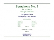 最終楽章「交響曲第一番」より（ヴァシリー・カリンニコフ）（サックス十二重奏+打楽器）【Symphony No. 1, Finale】